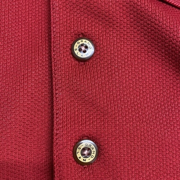 Grand Slam Red Golf Polo Large - Picture 5 of 8